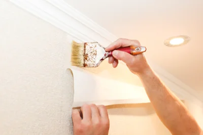 Pose de papier peint à Pont — revêtements muraux et toiles de verre